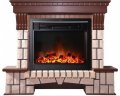 Каминокомплект Interflame Экстер средний дуб с очагом Jupiter GLS LED Black