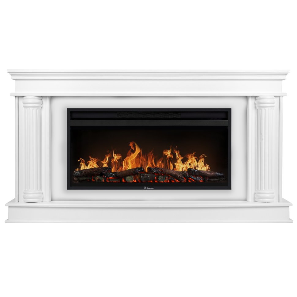 Каминокомплект Firelight Olympia 42/40/36 + очаг Electrolux EFP/P-4220LS белый